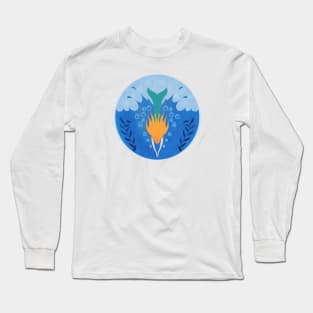 Mermaid diving Long Sleeve T-Shirt